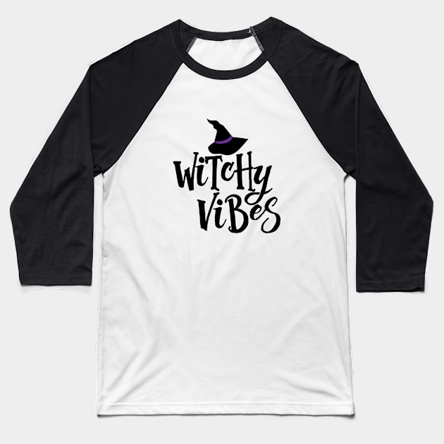 Witchy Vibes Baseball T-Shirt by bubbsnugg